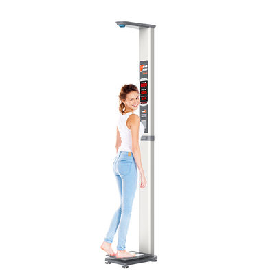 Faixa de altura 60-200cm Máquina de balança calculadora de IMC com tecnologia de pesagem sensível