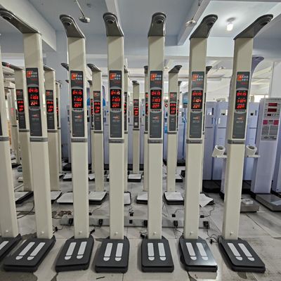Compacta e portátil balança médica de peso e altura por ultra-som para exame físico