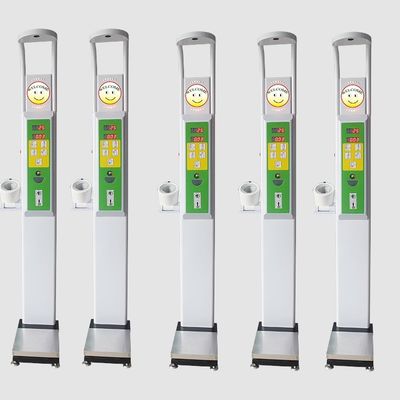 HW-600B Balança Eletrônica Altura Ultrassônica Peso da Gordura Corporal Analisador Bmi Balança