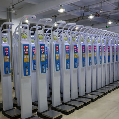 HW-600B Balança Eletrônica Altura Ultrassônica Peso da Gordura Corporal Analisador Bmi Balança