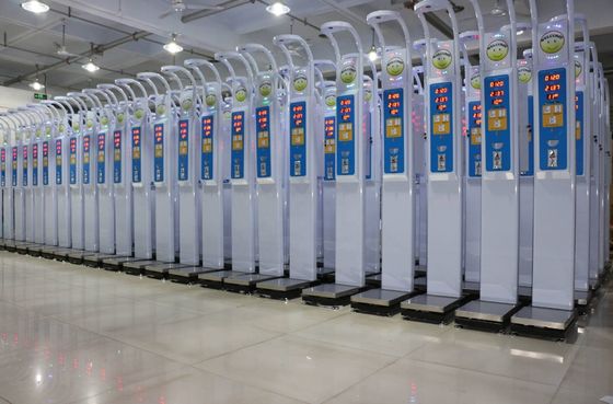 HW-600B Balança Eletrônica Altura Ultrassônica Peso da Gordura Corporal Analisador Bmi Balança