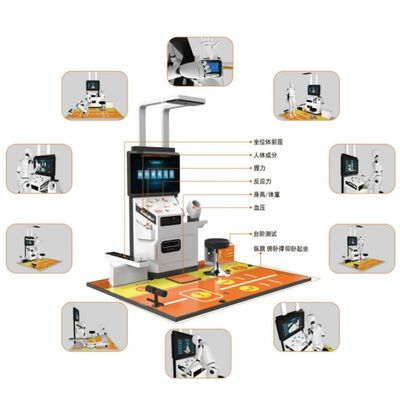 MAX 23000 L * 1800 W * 2360 H m Escola Esporte Exame Físico All-in-One Fitness Body Test Machine