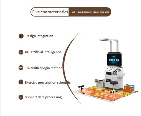 MAX 23000 L * 1800 W * 2360 H m Escola Esporte Exame Físico All-in-One Fitness Body Test Machine