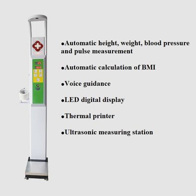 33*55*235cm LED Display Corpo Altura Peso IMC Máquina de pressão arterial