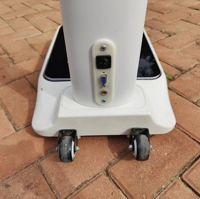 Máquina de pesagem de altura do IMC por ultra-som com corpo e plataforma dobráveis Tamanho de 330*550mm