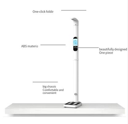 End Sensor de precisão de altura e peso de escala de dobragem G.W 31kg Divisão de peso 0,1kg