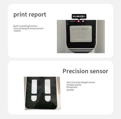 End Sensor de precisão de altura e peso de escala de dobragem G.W 31kg Divisão de peso 0,1kg