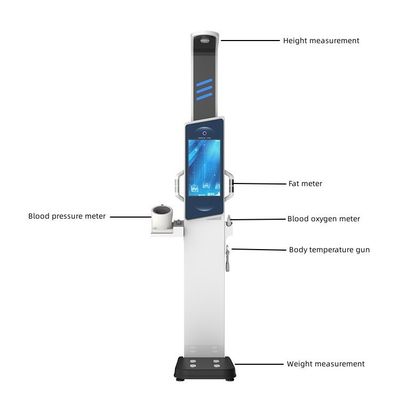 Analisador de composição corporal de balanço de pesagem de farmácia com ecrã LCD de 19 &quot;