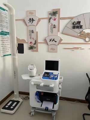 Máquina de diagnóstico de saúde médica de autoatendimento com ABS de alta resistência e função SDK