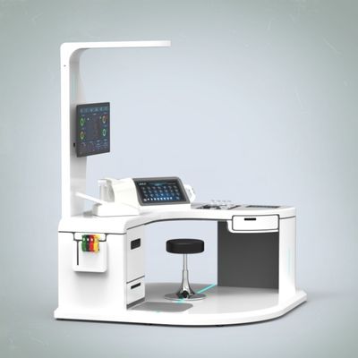 32' LCD Full Touch Screen Self-Service Health Examination Kiosk para exames médicos