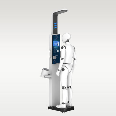 Escala de medição da altura e do peso operada por moeda com tecnologia ultra-sônica G.W 43kg