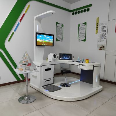 Quiosque de autoatendimento médico com tamanho global de 180 L * 180 W * 235 H CM