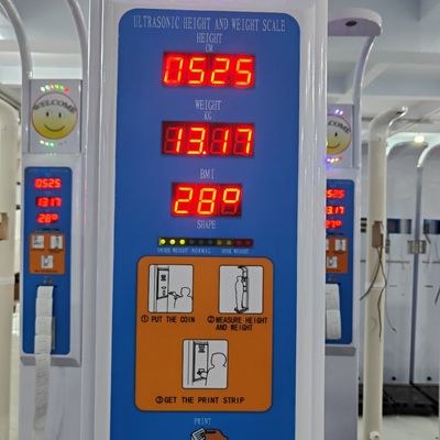 Suporte ODM personalizado Máquina de venda médica ultrasônica para rastreamento de IMC e altura