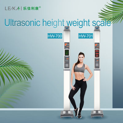 Melhor máquina de medição de peso corporal e altura 33*46*230cm com opção de tela LED/LCD