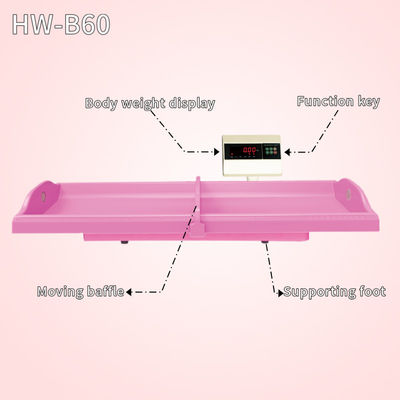 Balanças de 120 cm para bebês G.W. de 18 kg Balança avançada de altura e peso para bebês