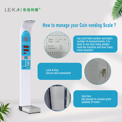 Precision Coin Operated Led Display Altitude Weight BMI Scale for OBM Supported Product (Escala de IMC para o produto com suporte OBM)