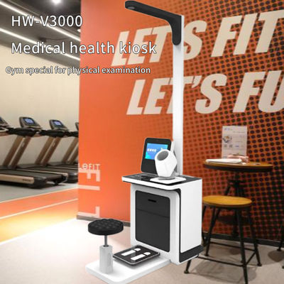 15 Anos de Precipitação Técnica Health Kiosk Gym acrílico para diagnóstico físico rápido