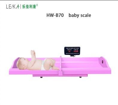 Balança de bebê fácil de usar para medir peso e altura G.W 16KG Faixa de altura 0-105cm