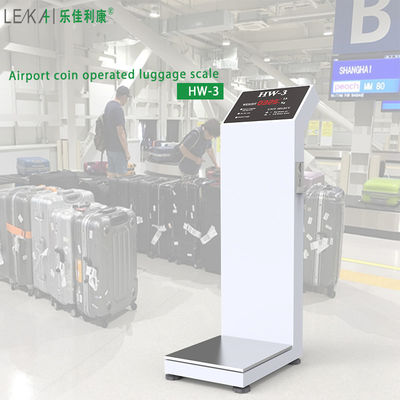 Máquina de Venda de Peso com Operação de Moedas Conveniente para Pesagem de Bagagem de Aeroporto e Hotel