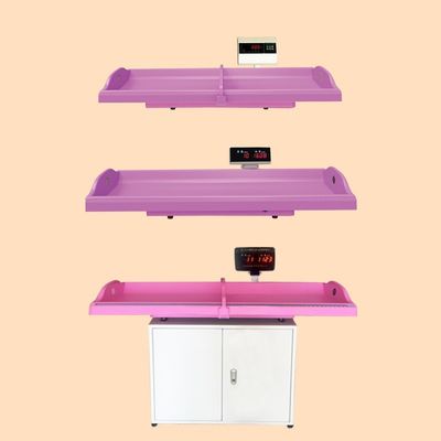 Escala automática de medição de altura e peso para ecrã LED pediátrico 0-3 anos