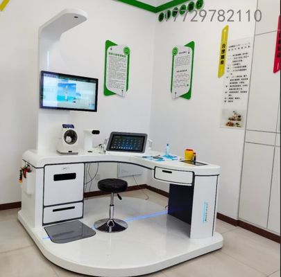 Impressora a laser A4 e Fornecedora de energia AC100-240V Analisador de saúde corporal Dispositivo de quiosque de telemedicina