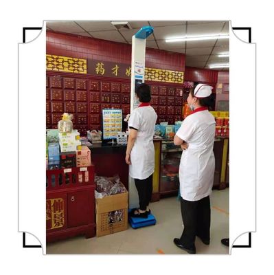 Escala digital de altura e peso para farmácias e hospitais Impressora térmica opcional de 20 kg