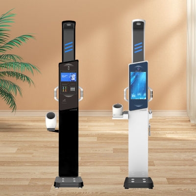 Analisador corporal de tela sensível ao toque LCD de 19&quot; para análise abrangente do peso e da altura dos adultos