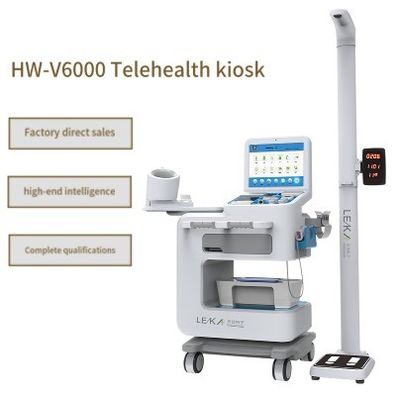 Full Touch LCD Screen Body Check Up Kiosk para Clínicas Solução de autoatendimento inteligente