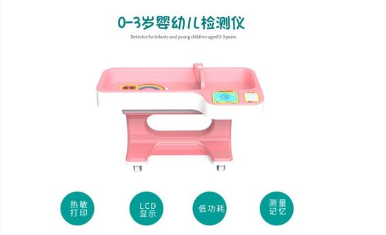 Escala de bebê inteligente com ecrã LED para medição precisa da altura e monitoramento da saúde
