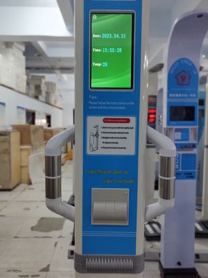 Escala de altura do ginásio certificada CE ISO9001 com analisador de peso e índice de massa corporal