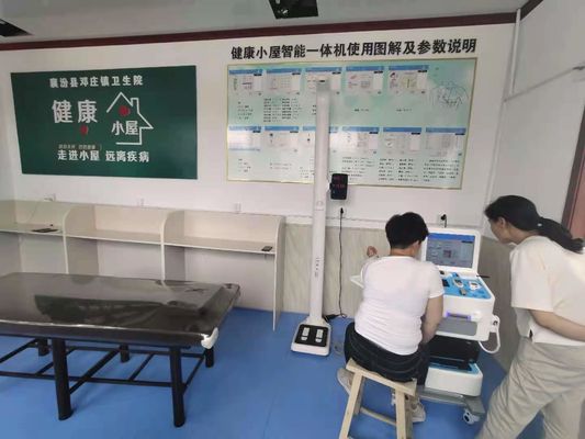 15' LCD Touch Screen Smart Full Body Check Up Kiosk para Centros de Saúde
