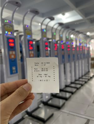 500kg 200kg Ultrassom Moeda Operada Peso e Altura Escala BMI IMC Vending Farmácia Saldo