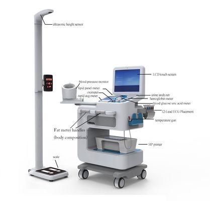 Máquina de diagnóstico de autoatendimento com ABS de alta resistência e fonte de alimentação AC100-240V