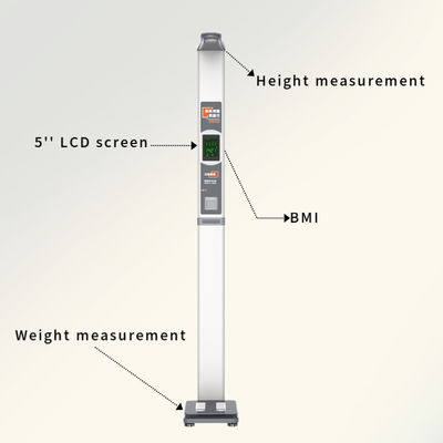 Função de medição do IMC de altura e peso 20kg Balança de pesagem digital dobrável para adultos 20kg