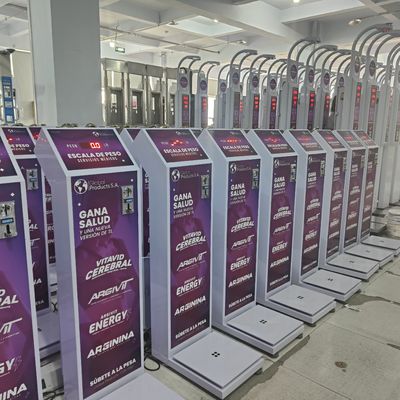 Balança corporal compacta AC100-240V para venda em farmácia ginásio centro de fitness aeroporto hotel