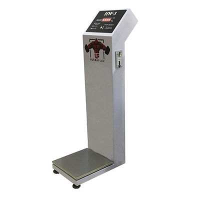 Faixa de peso exata 8-200kg Balança corporal para ginásio operado por moedas e tamanho geral 34*50*123cm