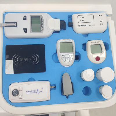 Máquina de exame físico de autoatendimento com impressora A4 e cor personalizável