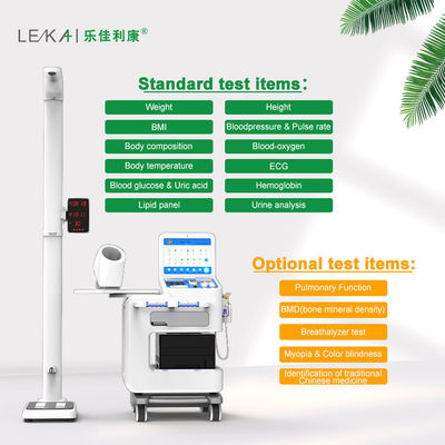 Telemedicina Analisador de Exame Corporal Inteligente Quiosque de Saúde para Exame Físico