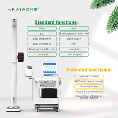 2022 Equipamento de teste de diagnóstico do corpo inteiro mais recente Display LCD Faixa de medição de peso 8-200kg