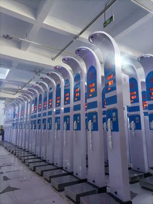 Suporte personalizado N.W. 42KG Máquina digital de altura e peso para requisitos finais