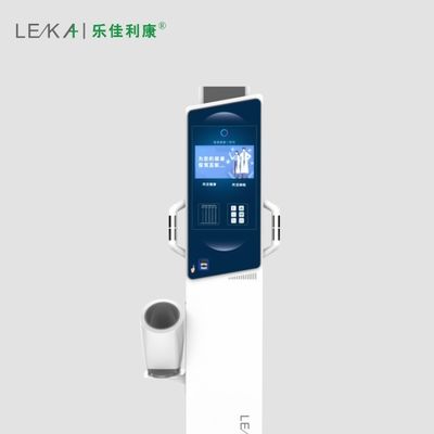 Exibição LCD de aço 500kg Analisador de gordura corporal ultra-sônico Altura e peso Escala digital Tamanho geral 33*55*235
