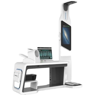 Quiosque de telemedicina HW-V7000 ABS e aço inoxidável para um exame de saúde abrangente