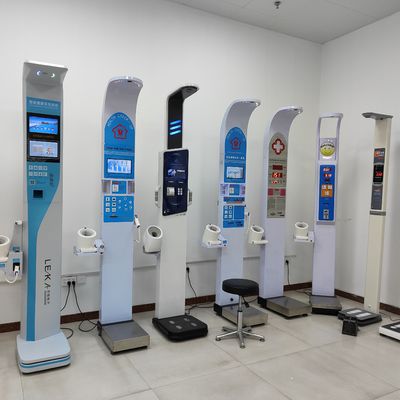 Máquina de pesagem de altura de hospital médico de display digital LED com suporte personalizado