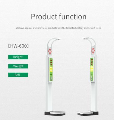 Fornecimento de energia 100-240V Máquina de peso de altura do IMC de alta precisão com tipo de ecrã LED