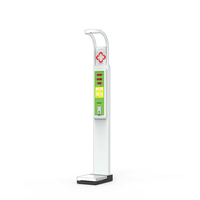Máquina de verificação de peso e altura do corpo humano