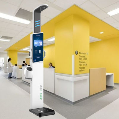 Escala de peso de altura ultra-sônica com transmissão automática de voz