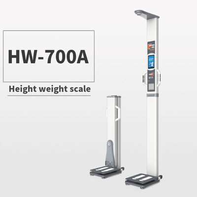 Impressora térmica HW-700A Analisador de gordura por ultra-som de altura e peso para medição de gordura corporal