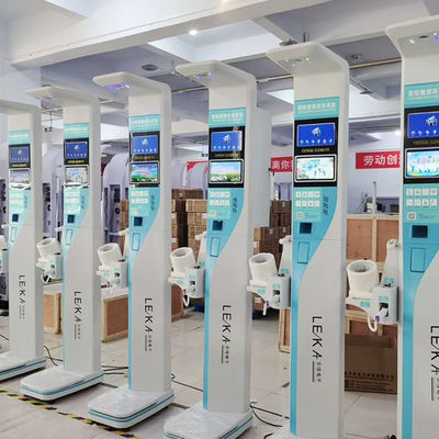 Funcional HW-VE Máquina de Escala de Gordura de Peso e Altura Corporal por Ultrassonografia para Verificação de Saúde