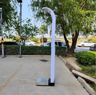 Balanças de altura e peso ultra-sônicas dobráveis digitais certificadas CE para cálculo do IMC