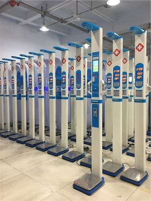 AC100-220V Fornecimento de energia gordura corporal IMC altura peso balança máquina operada por moeda